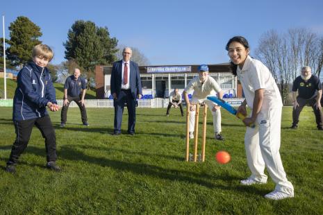 Cricket club launch a junior coaching scheme to bus kids back into cricket