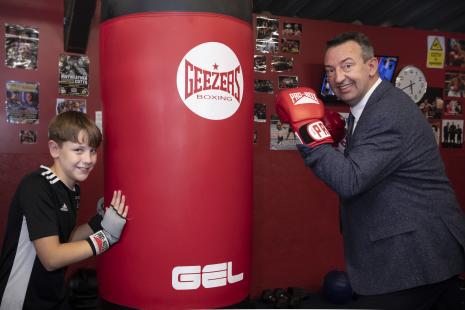 Boxing club packs a big punch with cash seized from criminals