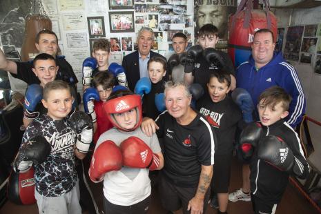 Police boss urges local companies to help boxing club punch above weight
